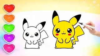 ⚡🎨Как легко нарисовать Пикачу | Пошаговый урок по рисованию милого Пикачу | аниме-арт