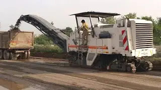Amazing Work By Road Milling Machine | Road cutting machine Video