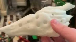My 3D printed Velociraptor resonating chamber