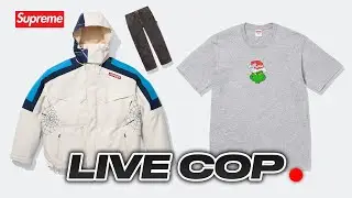 Supreme FW24 Week 18 LIVE COP 🔴 Spyder & Winter Tees 🔥
