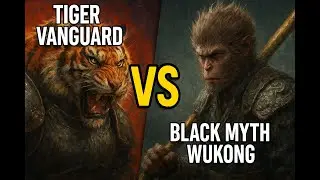 BLACK MYTH WUKONG  VS TIGER VANGUARD FUNNY FIGHT CHALLENGE  LIVE #LIVE #GAMING #MONKEYKING