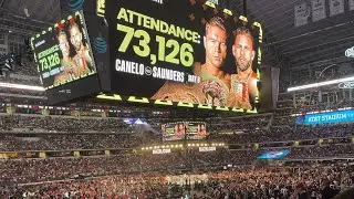 Canelo Alvarez Epic Entrance At AT&T Stadium 73,000 Plus