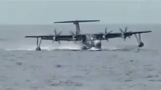 JMSDF ShinMaywa US-2 impressive sea take off