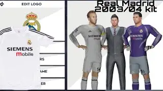 Real Madrid 2003/2004 classic kit for DLS 21