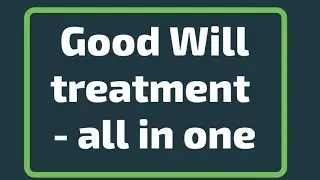 Good Will treatment - all in one