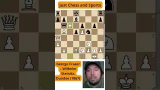 George Fraser sacrifica la torre y vence a Steinitz (1867)