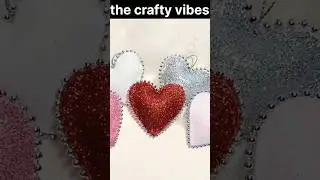 heart keychain ❤️ #diy #glitter #heart #key #chain #love #it #beautiful #craft #wow #trending #video