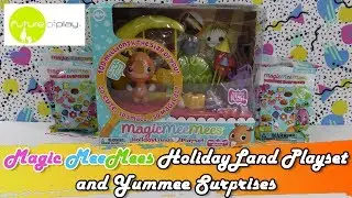 Magic MeeMees HolidayLand Playset and Yummee Surprises - Unboxing and Review