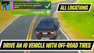 Drive an IO vehicle with off road tires Fortnite Locations