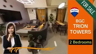 Trion Towers Condo BGC 2 Bedroom 92 8sqm  with Balcony