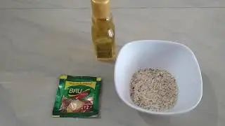 Almond coffee and almond oil scrub