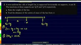 Non-Uniform rod problem 2