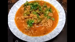 Beh Qeema ||  How to make lotus root curry || Lotus Root With Minced Meat