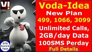 Vi New Plans 499, 1066 and 3099 || Disney+ Hotstar Free || VI 499 Recharge || VI 499 Pack || DTS