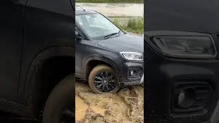 Maruti Vitara Brezza Offroading Test 🥵🤭 Full Video Out Now #sidhumoosewala #vitarabrezza