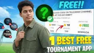 I FIND BEST FREE TOURNAMENT APP💰ENTRY- ₹0🔥PER KILL-10💴|| BEST TOURNAMENT APP EVER ⁉️FREE FIRE MAX🔥