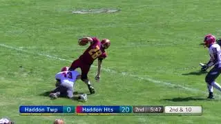 Football 2017 Haddon Twp vs Haddon Hts Highlights