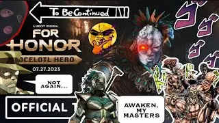 THE AZTEC ASSKICKER HAS AWAKENED!!! | FOR HONOR OCELOTL GAMEPLAY TRAILER REACTION BOIII