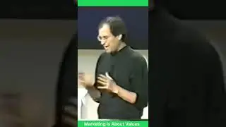 Marketing is About Values by Steve Jobs #apple #stevejobs #marketing