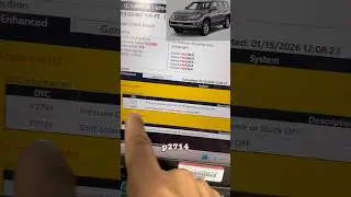 Lexus GX460 check engine light on 4Lo Flashing P2714 P0761