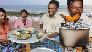 #நண்டு மாமா பிடித்த சம்பா நண்டு பிரியாணி