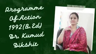Programme of action 1992#B.Ed#M.Ed#CTET#HTET#KVS#