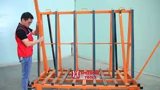SPEEDONE slab transport cart with handles