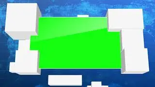 BLUE Professional White Solid Boxes Promo with Green Screen Template | FREE TO USE | iforEidts
