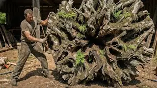 This Massive Piece of Wood Was Considered Ruined — Until One Man Changed the Way People Saw It