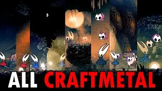 Hollow Knight Silksong - All Craftmetal Locations (Made Simple)