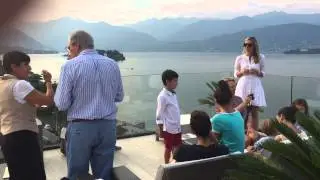 The Sky Bar in Stresa.