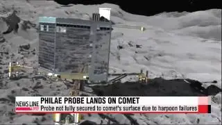 Philae space probe makes historic landing on comet   유럽 탐사선 로제타 사상 최초 혜성 착륙 성공