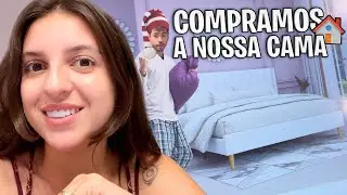 Não vamos mais dormir no chão, compramos nossa cama!