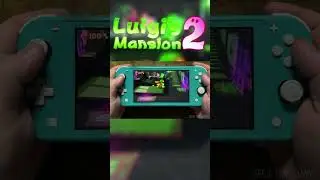 Luigis Mansion 2 HD Nintendo Switch Lite Gameplay (Turquoise)