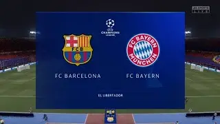 Barcelona Vs Bayern Munchen | Uefa Champions League 2021/2022 @Camp Nou Fifa 22 Gameplay Full HD