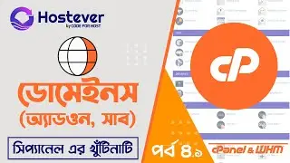 cPanel Domains | New update for Addon, Subdomain & Alias | cPanel Khutinati Part 4.1 | Hostever
