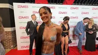 Adult star Ryan Reid on the 2025 AVN Awards Red Carpet