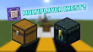 How to make Multiplayer Chest in Minecraft Bedrock | Second Ender chest Tutorial