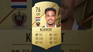 Justin Kluivert fifa evolution 20-24