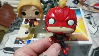 Captain Marvel Chase Pop Funko review