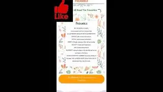 Read the preamble onnational Constitution Day get a certificate