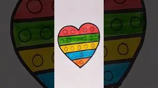 Pop It Easy Drawing For Kids #popit #trending #painting #kidstvforfun #shorts #viralshorts #drawing