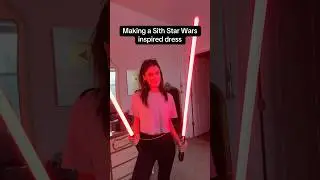 Making a Sith Inspired Star Wars dress #starwars #starwarscosplay