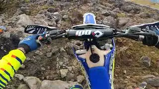 Mountain biker try’s hard enduro race @ Edge-Leyburn