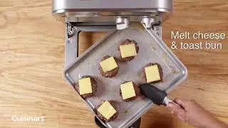 Air Fryer Oven Mini Cheeseburger Sliders Recipe | Cuisinart&reg;