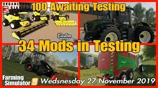 Mods in Testing list fs19 Mod hub Update New Mods fs19 #fs19 mods review