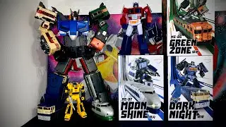 Il Maestoso Masterpiece Combiner Nuova Testa Raiden Optimus Transformers G1 Moon Studio Magic Square