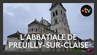 L'abbatiale millénaire au clocher particulier de Preuilly-sur-Claise