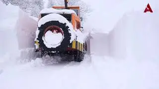 Put prema Goliji zavejan snegom