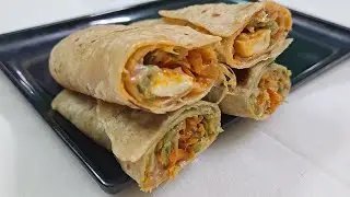 vegetable frankie roll recipe in tamil|veg roll recipe in tamil|Easy breakfast recipe in tamil